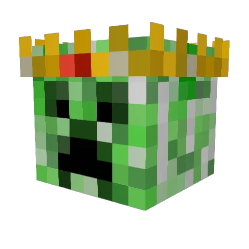 Z3N3K_ Minecraft avatar head, 3D render