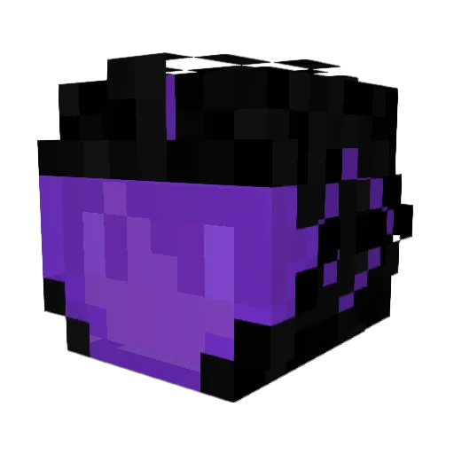 Z3R0461 Minecraft avatar head, 3D render