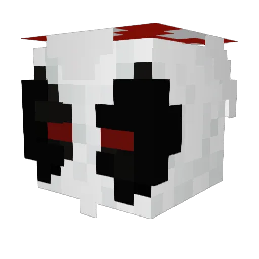 Z3R0THEH3R0 Minecraft avatar head, 3D render