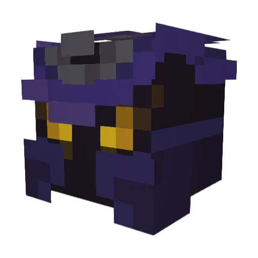 Z3RITO Minecraft avatar head, 3D render