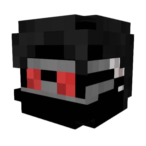 Z3RO_X Minecraft avatar head, 3D render