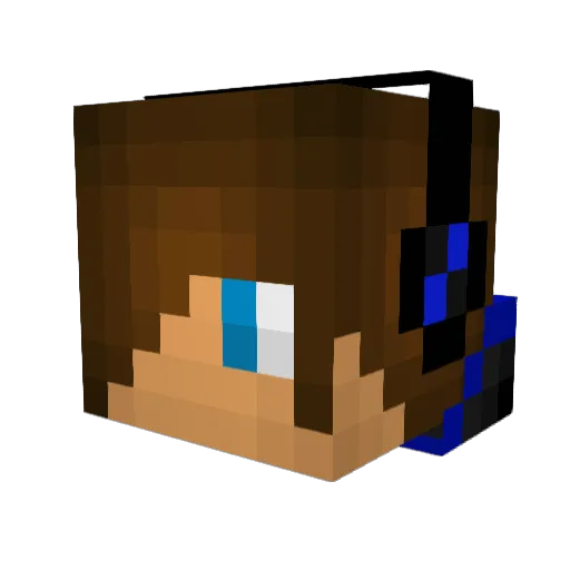 Z3eem500 Minecraft avatar head, 3D render