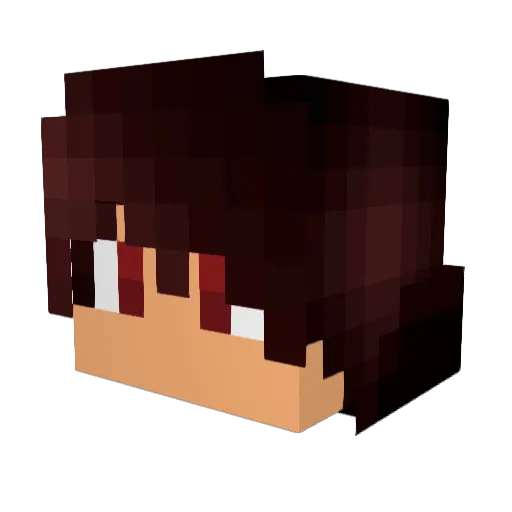Z3n4th Minecraft avatar head, 3D render