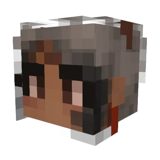 Z3phyrus__ Minecraft avatar head, 3D render