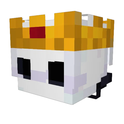 Z3r0x Minecraft avatar head, 3D render