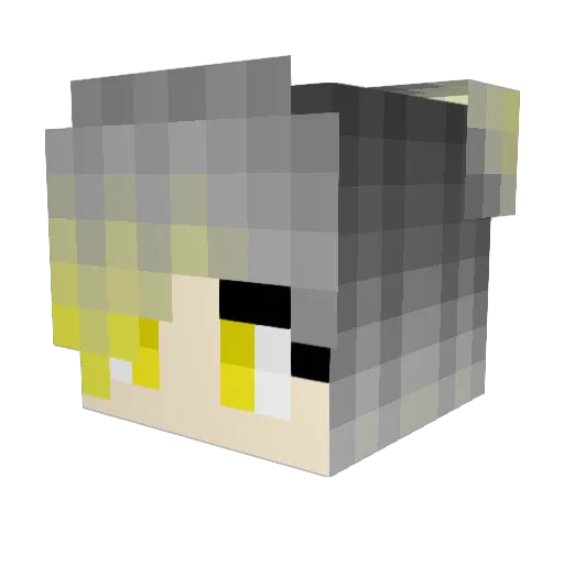 Z3rn4rius Minecraft avatar head, 3D render