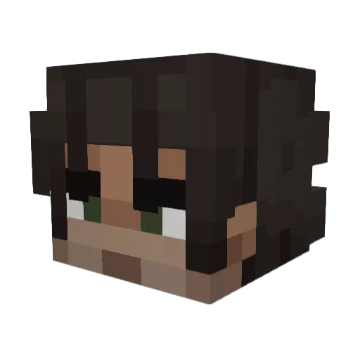 Z3roLord6 Minecraft avatar head, 3D render