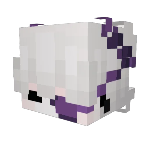 Z3sshou Minecraft avatar head, 3D render
