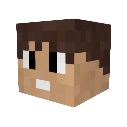 Z3toxus Minecraft avatar head, 3D render