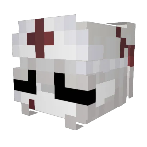 Z3yro_ Minecraft avatar head, 3D render
