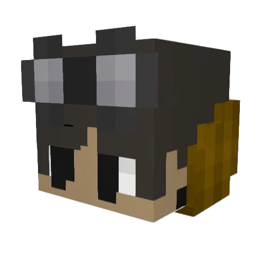 Z4ID_98 Minecraft avatar head, 3D render