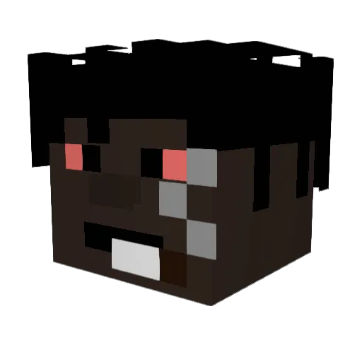 Z4NEEZ Minecraft avatar head, 3D render