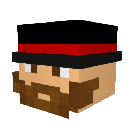 Z4NO_ Minecraft avatar head, 3D render
