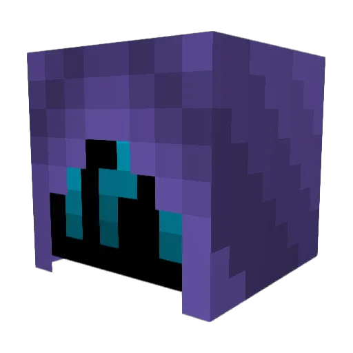 Z4NZ3L Minecraft avatar head, 3D render