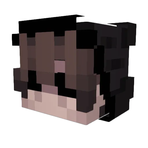 Z4R3H00 Minecraft avatar head, 3D render
