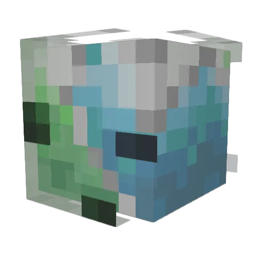 Z4k4B33 Minecraft avatar head, 3D render