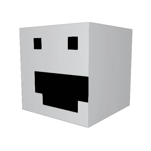 Z4n31zc00l Minecraft avatar head, 3D render
