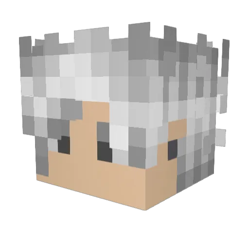 Z4riel_ Minecraft avatar head, 3D render