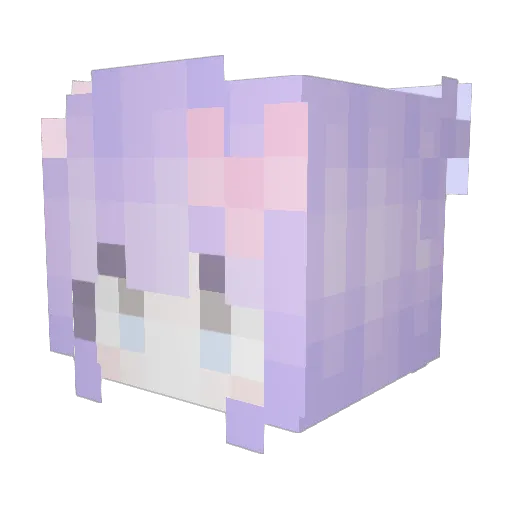 ZAALAL Minecraft avatar head, 3D render