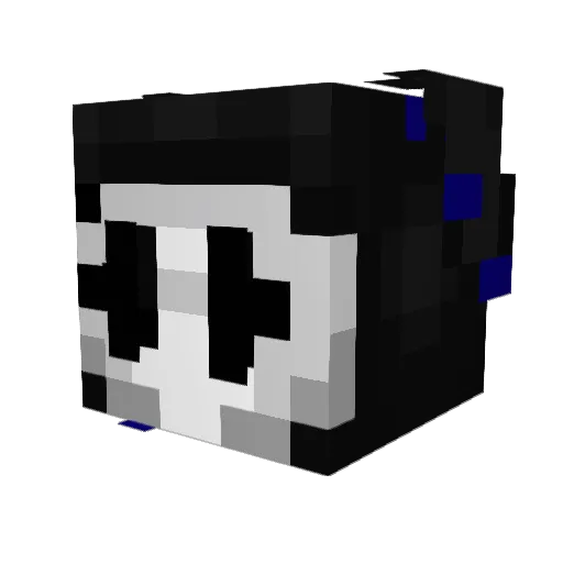 ZACH_MAN_ Minecraft avatar head, 3D render