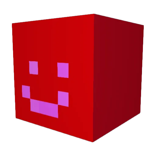 ZACKERV Minecraft avatar head, 3D render