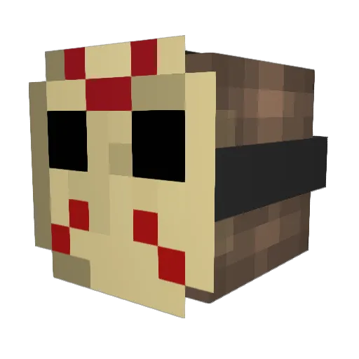 ZAEDGTG Minecraft avatar head, 3D render