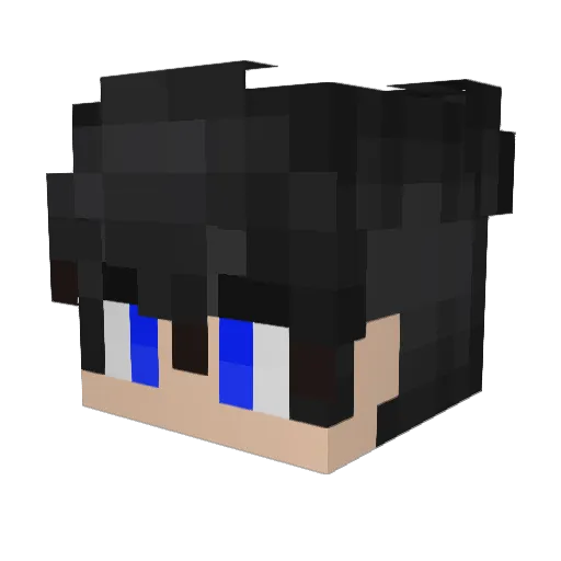 ZAFT_LI Minecraft avatar head, 3D render