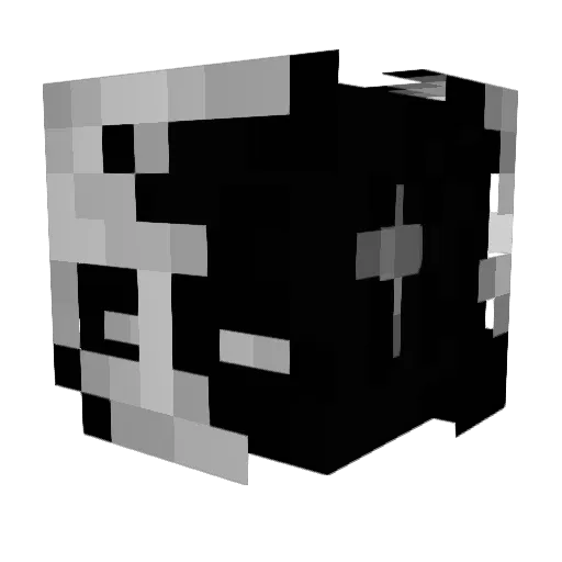 ZAKKORA Minecraft avatar head, 3D render