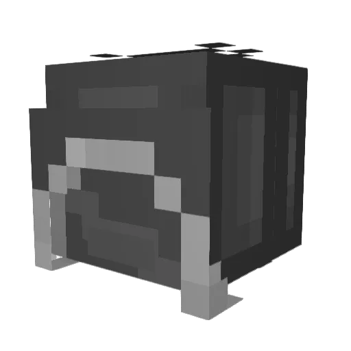ZARDOX1 Minecraft avatar head, 3D render