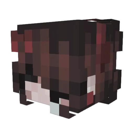 ZARINA14 Minecraft avatar head, 3D render