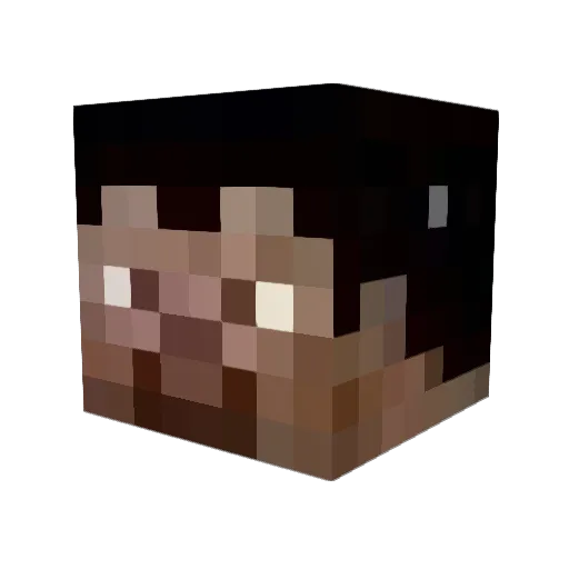ZAZ13 Minecraft avatar head, 3D render