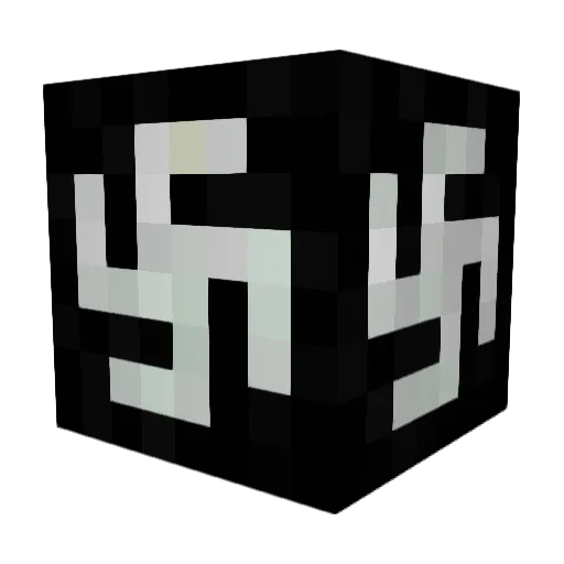ZA_HANDI4 Minecraft avatar head, 3D render