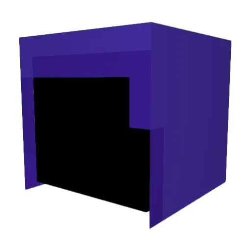 ZAnaz12 Minecraft avatar head, 3D render