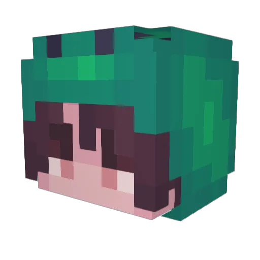 ZBS_DivinerND Minecraft avatar head, 3D render