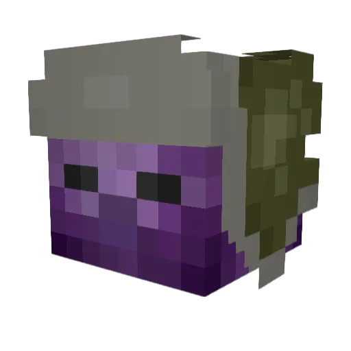 ZB_Frosties Minecraft avatar head, 3D render