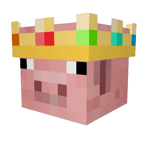 ZBabehCat Minecraft avatar head, 3D render