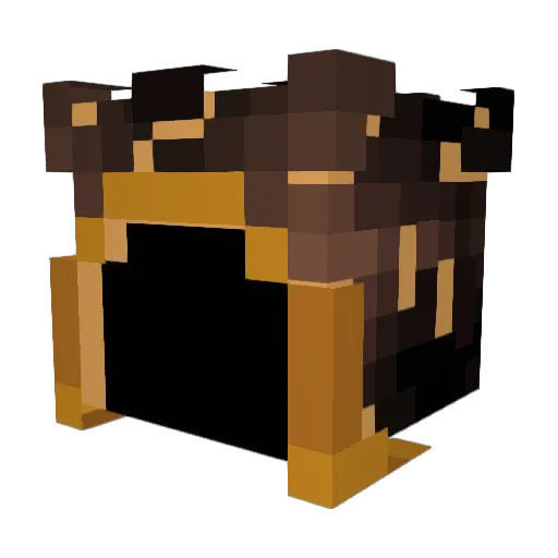 ZCelius Minecraft avatar head, 3D render
