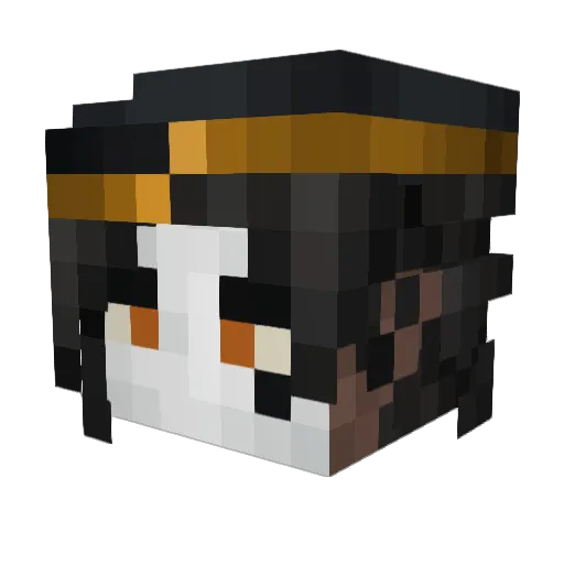 ZCompee Minecraft avatar head, 3D render