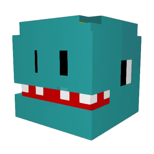ZDANI9999 Minecraft avatar head, 3D render