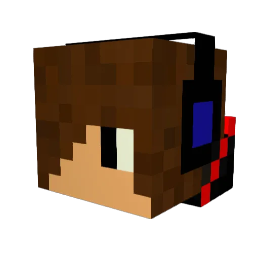 ZDRAGON1335 Minecraft avatar head, 3D render