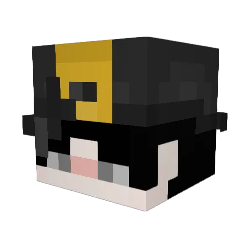 ZDeltaaa Minecraft avatar head, 3D render
