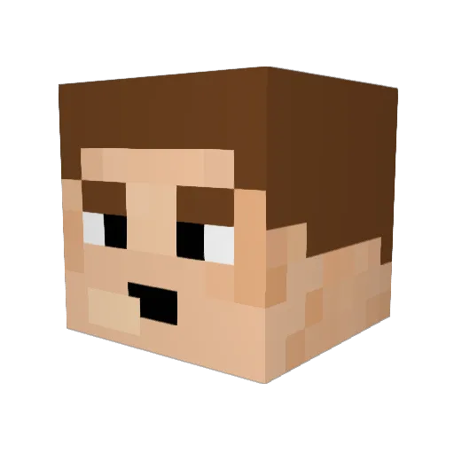 ZEBALA__ Minecraft avatar head, 3D render