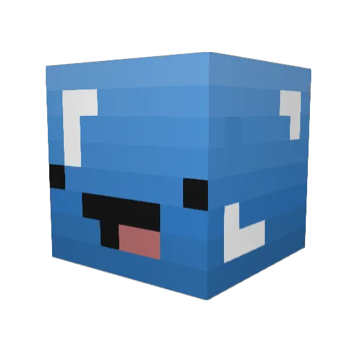 ZEIO_X3 Minecraft avatar head, 3D render