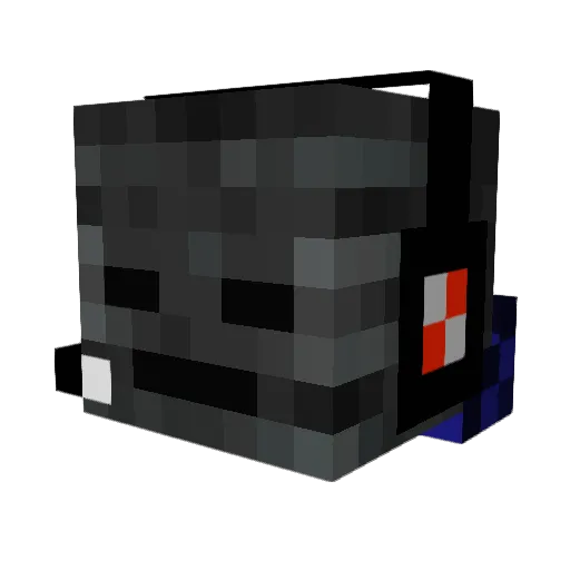 ZELOTassassin01 Minecraft avatar head, 3D render