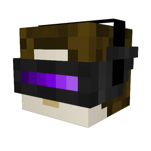 ZEN9TH Minecraft avatar head, 3D render