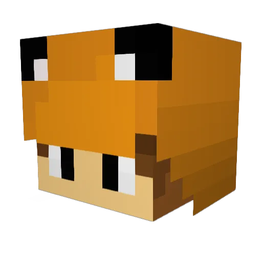ZENO1208 Minecraft avatar head, 3D render