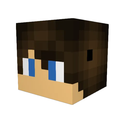 ZENTORYTBO Minecraft avatar head, 3D render