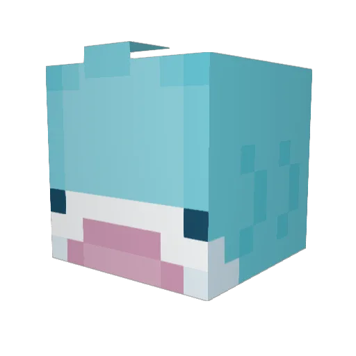 ZENlandon Minecraft avatar head, 3D render