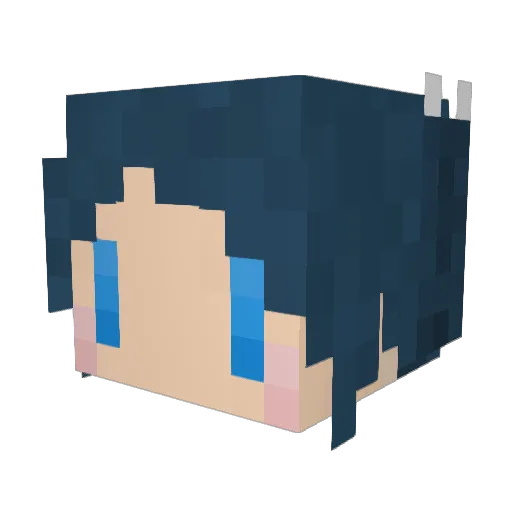 ZEO31 Minecraft avatar head, 3D render