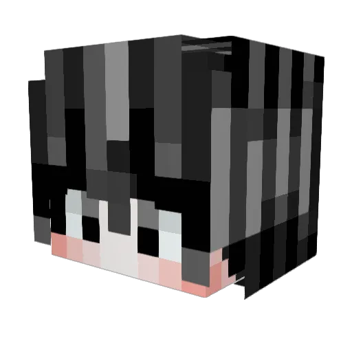ZEROTAE Minecraft avatar head, 3D render